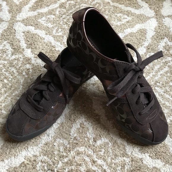 Coach Shoes - ‼️NEW‼️Coach Paxton Chestnut Metallic Sneaker